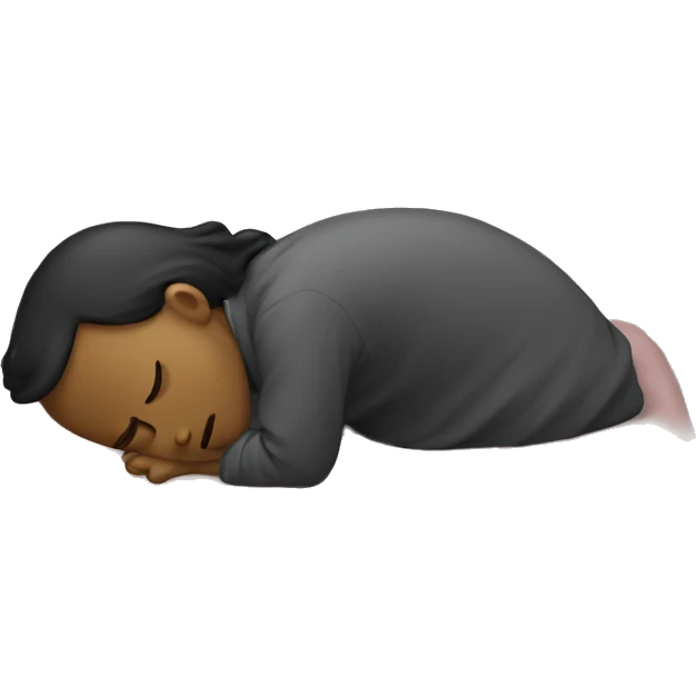 Sleeping all alone broken heart emoji