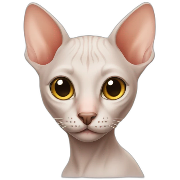 hairless cat emoji