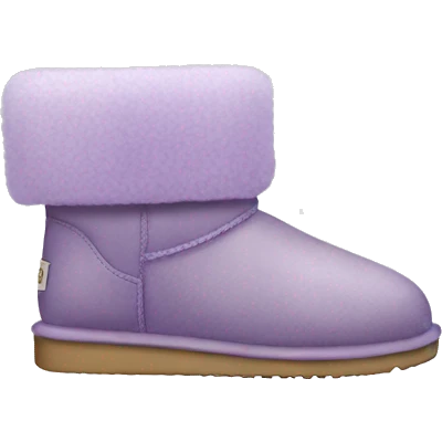 Ugg lilac emoji