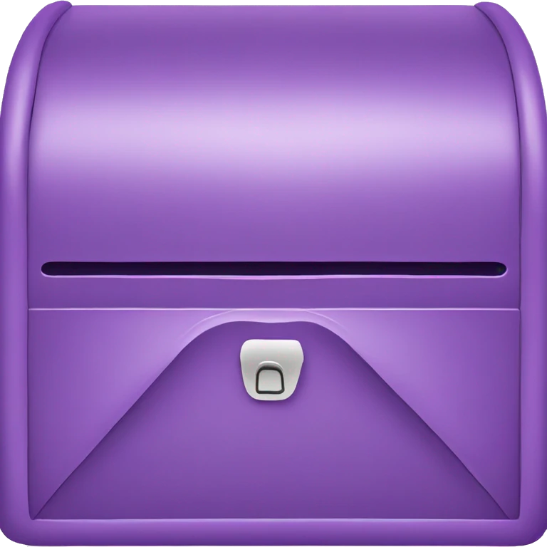 purple mailbox emoji