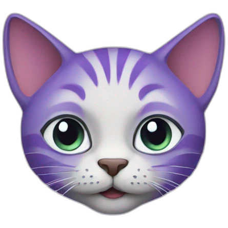 purple cat emoji