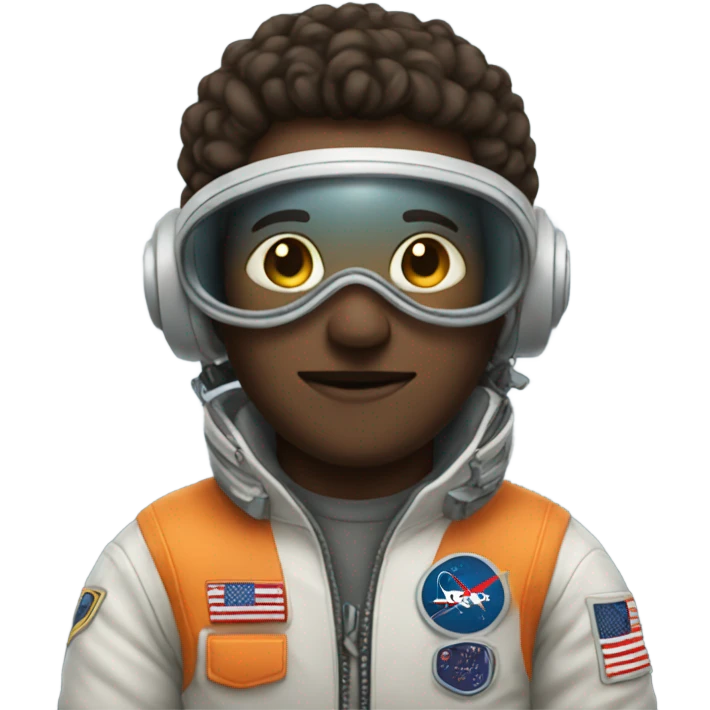 Men in flight suit emoji