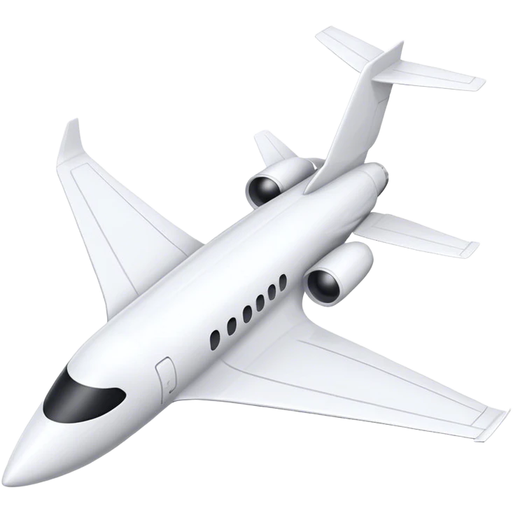 white jet emoji