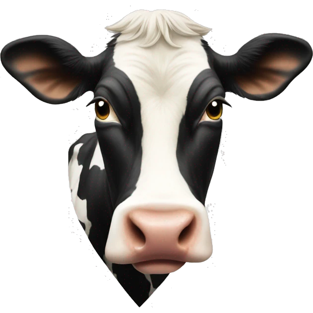 Cow print heart  emoji