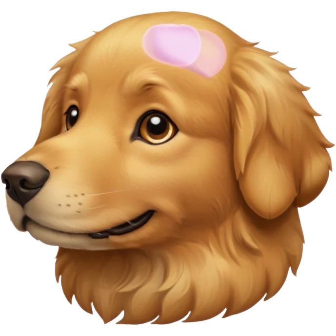 golden dog: profile  emoji