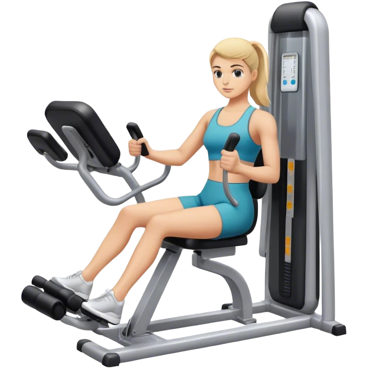 how to use abductor-machine gym emoji