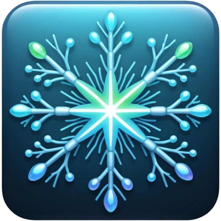 sparkling photo icon with a neural network pattern emoji