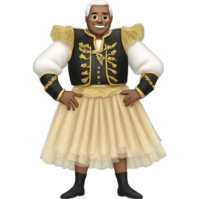 lord farquad in a tutu emoji