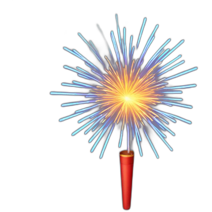 Chinese firework emoji
