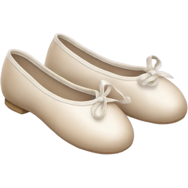 Black ballet shoes  emoji