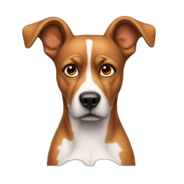 Guilty dog emoji