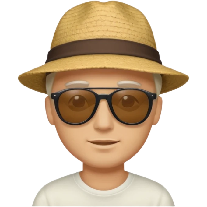 A white man whole body  emoji