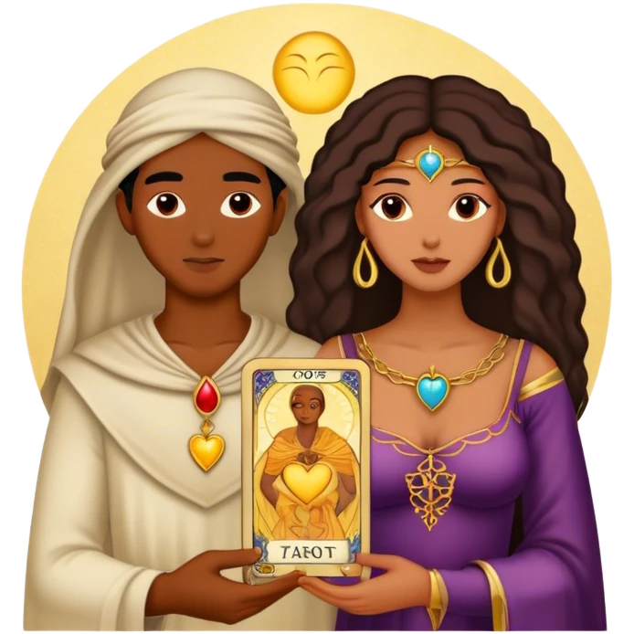 The Lovers Tarot Card emoji