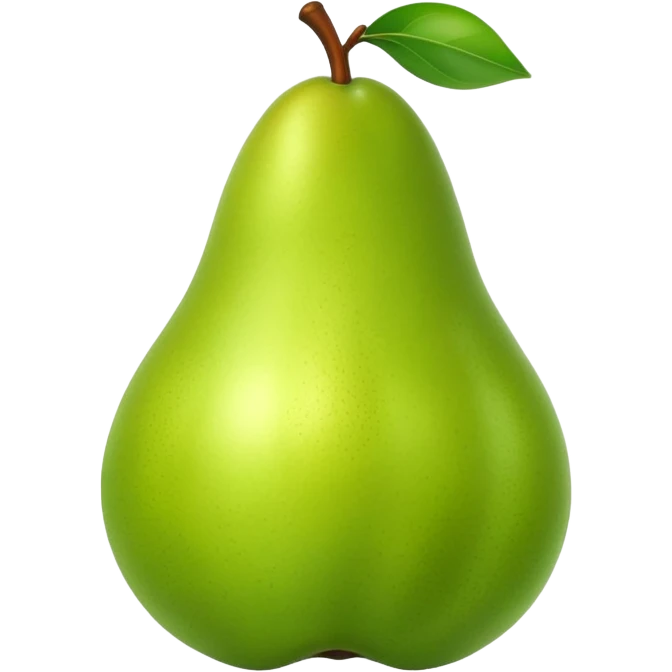 Happy birthday pear emoji