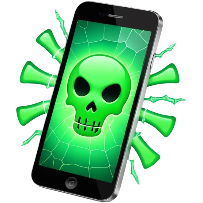 toxic phone emoji