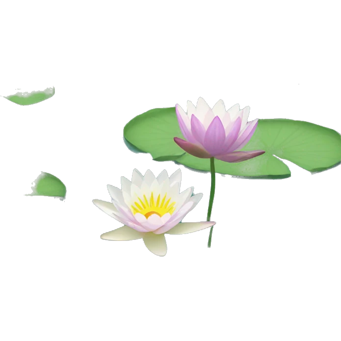 waterlily blooms emoji