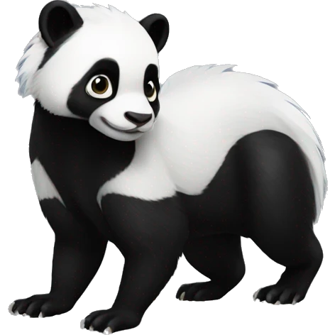 skunk-panda-hybrid full body emoji