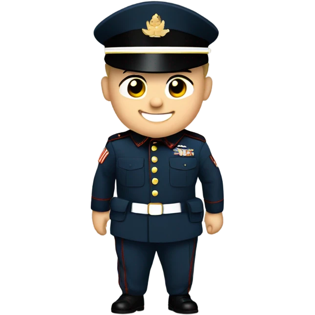 Fat marine emoji