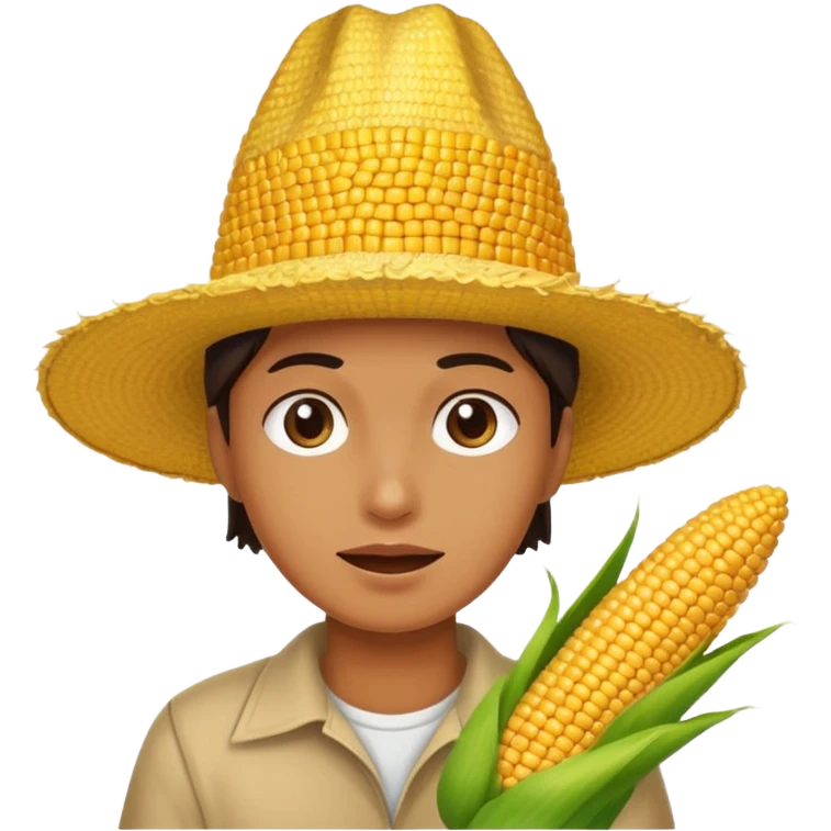 someone taking a corn shit emoji