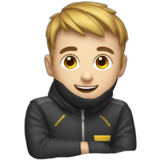 squeezie dans une formule 4 emoji