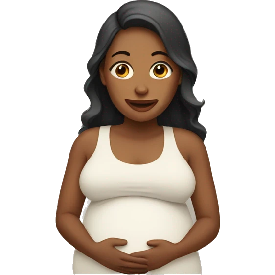 pregnant woman emoji