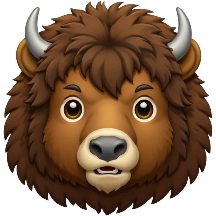 american bison emoji
