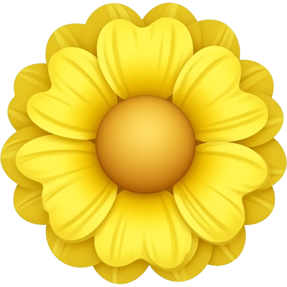 러블리한 노란 꽃 emoji
