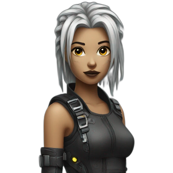 cyberpunk girl emoji