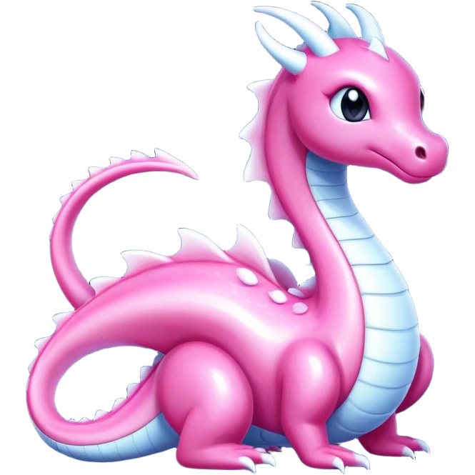 Pink Shiny Dragonair emoji