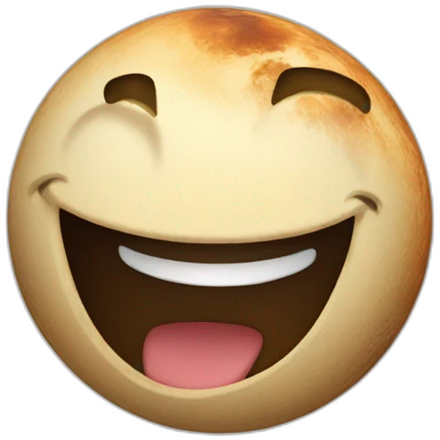 PLANETA MARTE SONRIENDO emoji
