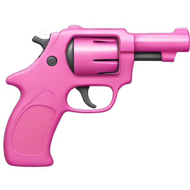 Pink gun emoji