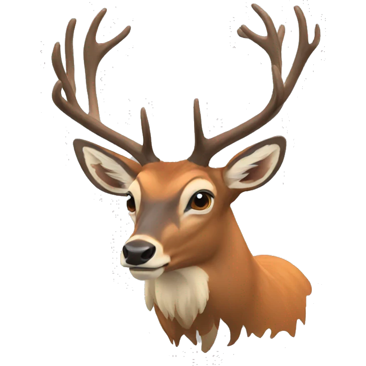 Red deer emoji