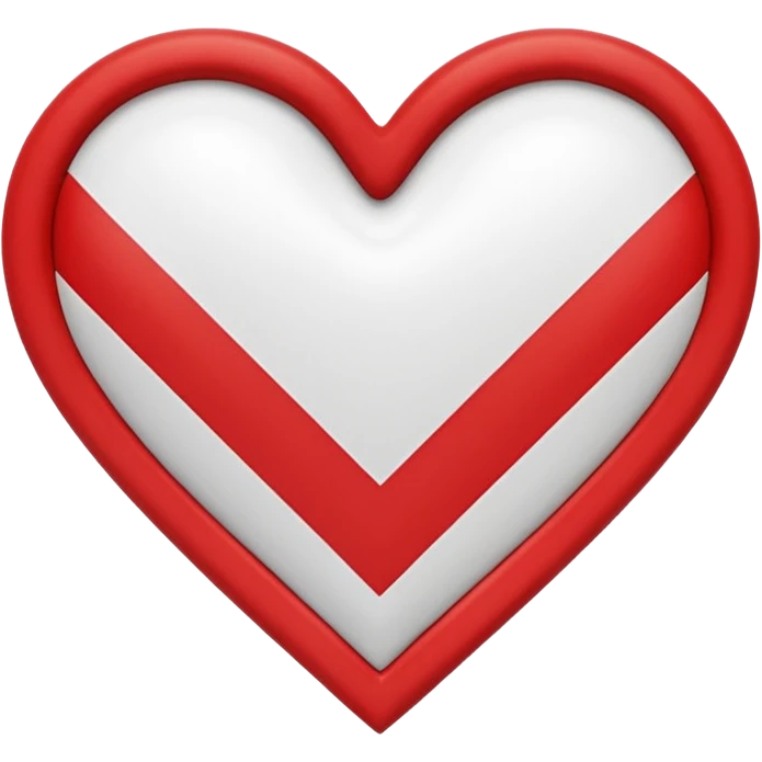 Adidas stripes heart emoji