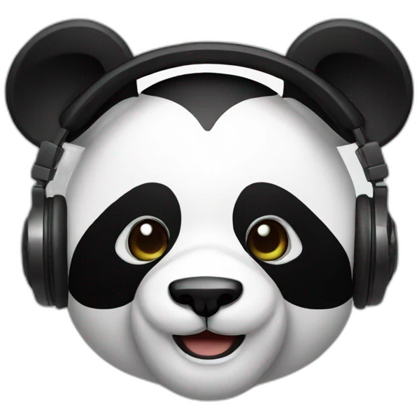 Dj panda emoji