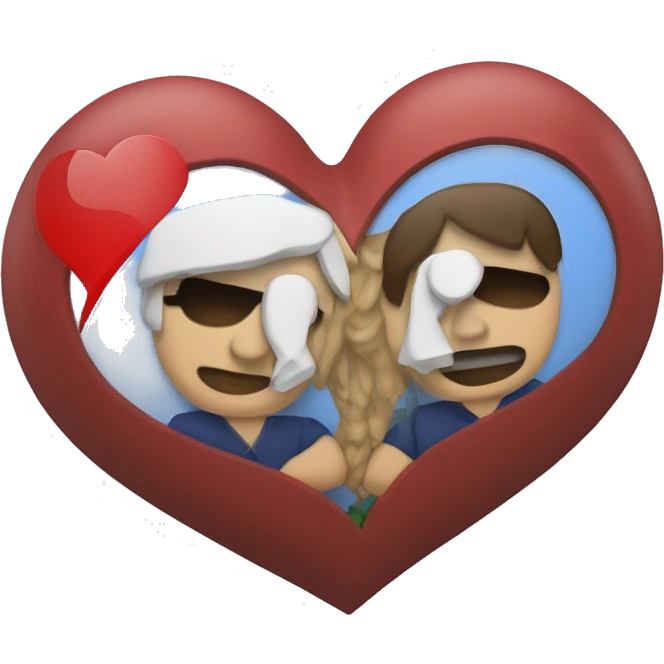 Kosovo mit Herz emoji