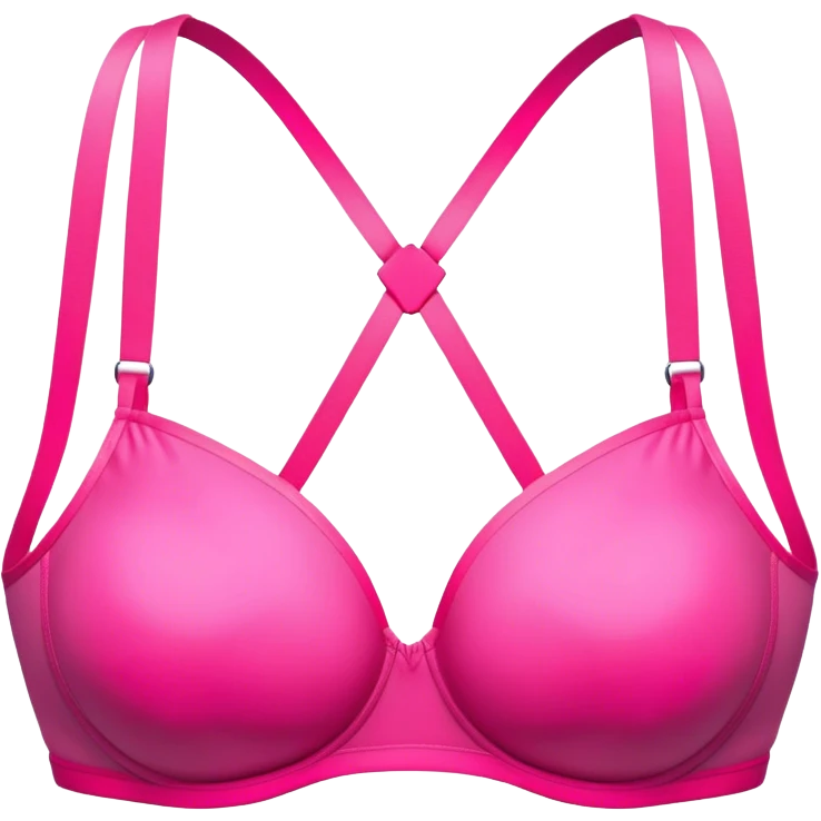 neon pink bra emoji