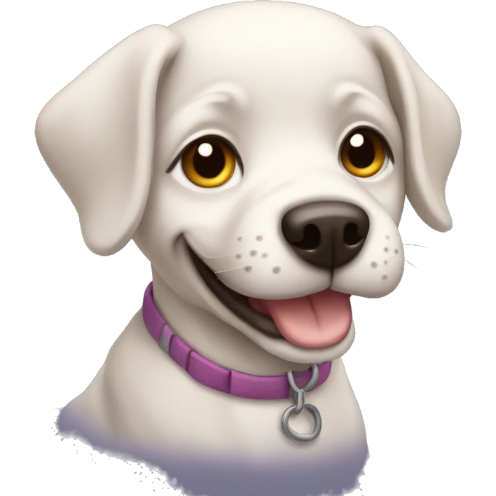 Cute dog emoji