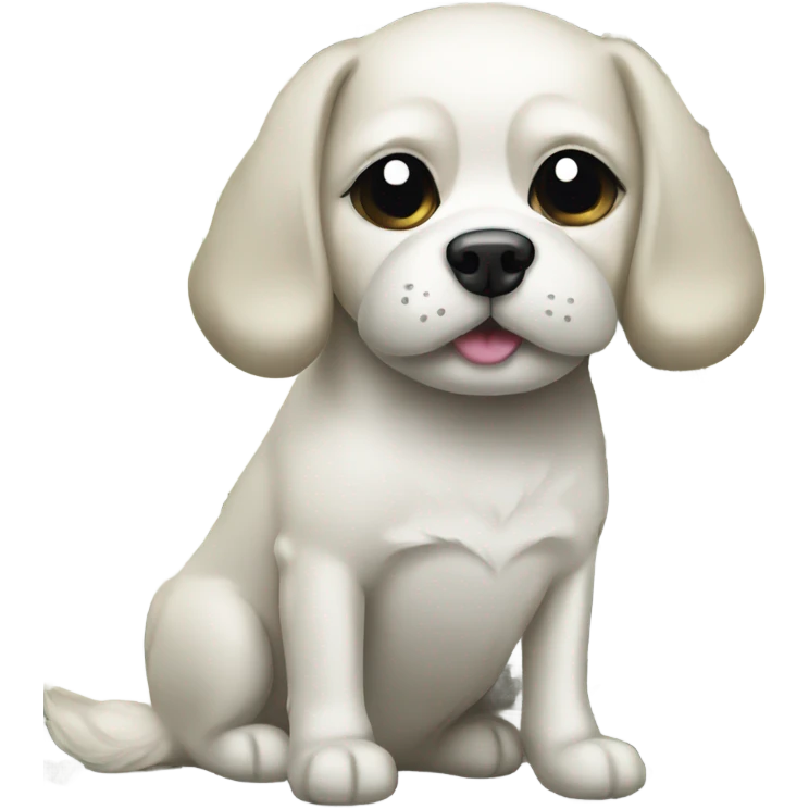 Dog on money emoji