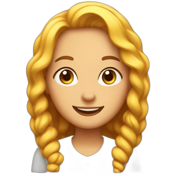 madeleine souriante  emoji