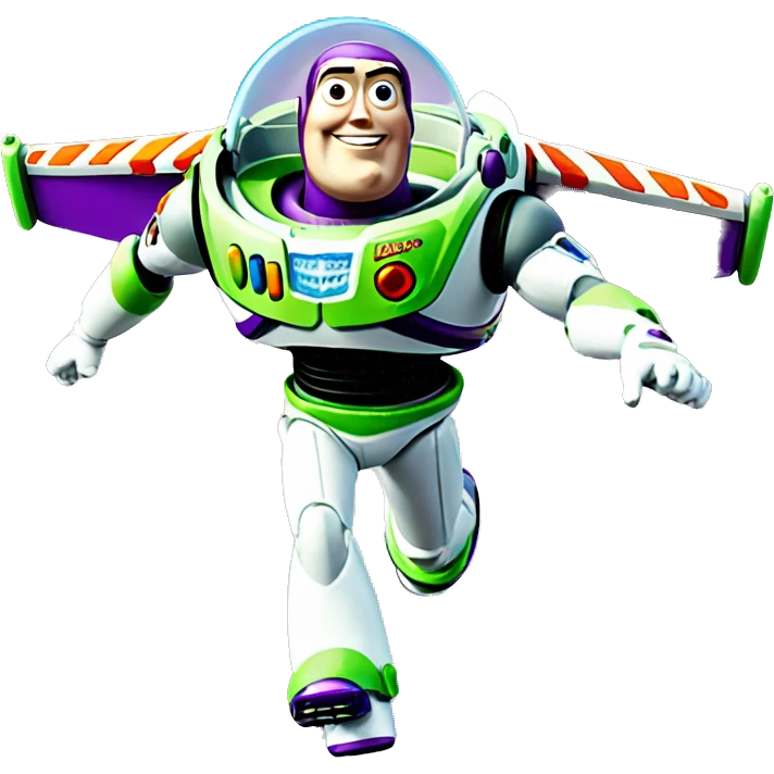 buzz lightyear flying emoji