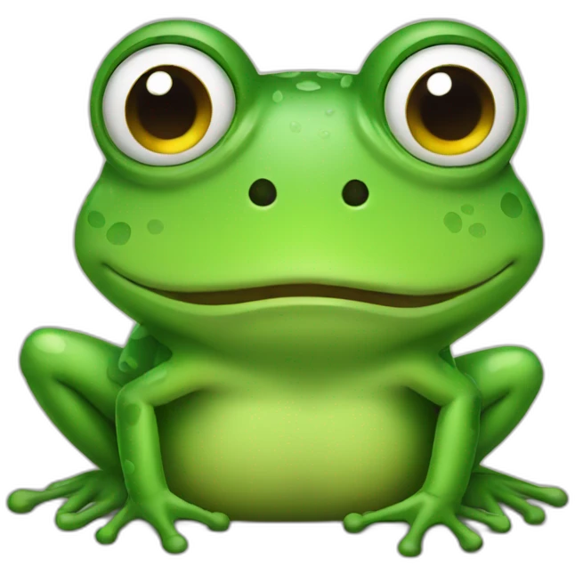 annoyed frog emoji