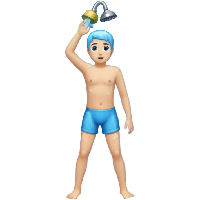 Make a shower with someone in it full body emoji