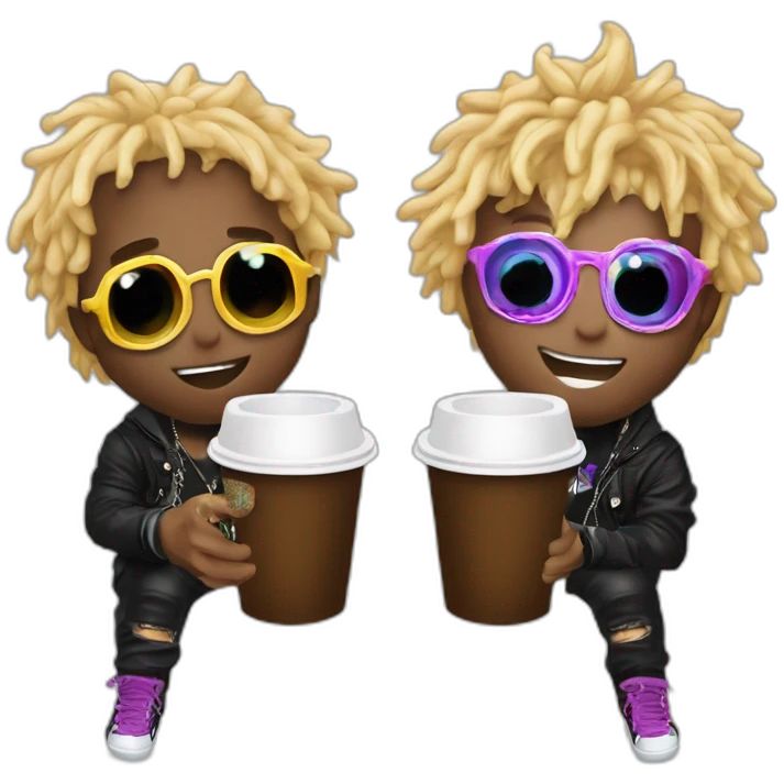 lil uzi vert and lil pump double cup emoji