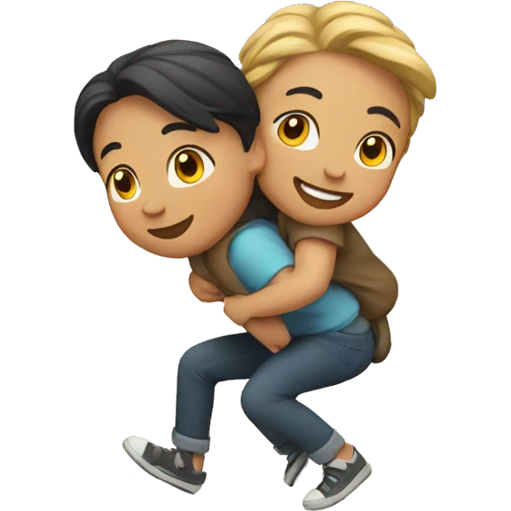 piggyback couple emoji