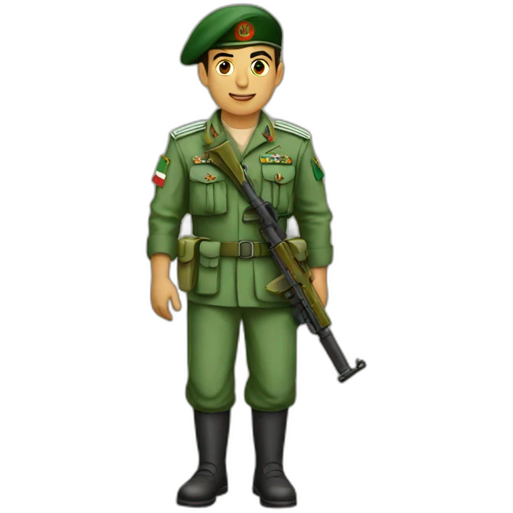 Algerian Army emoji