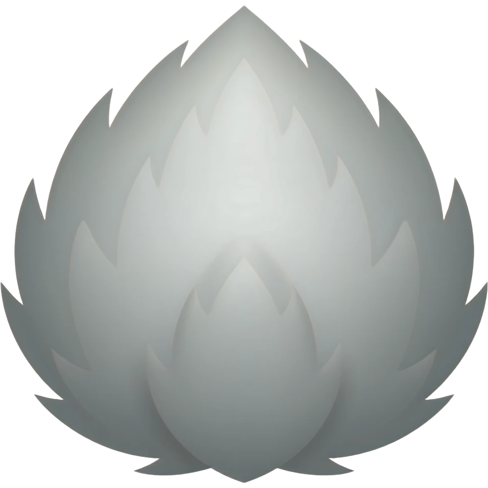 Gray rabbit tail emoji