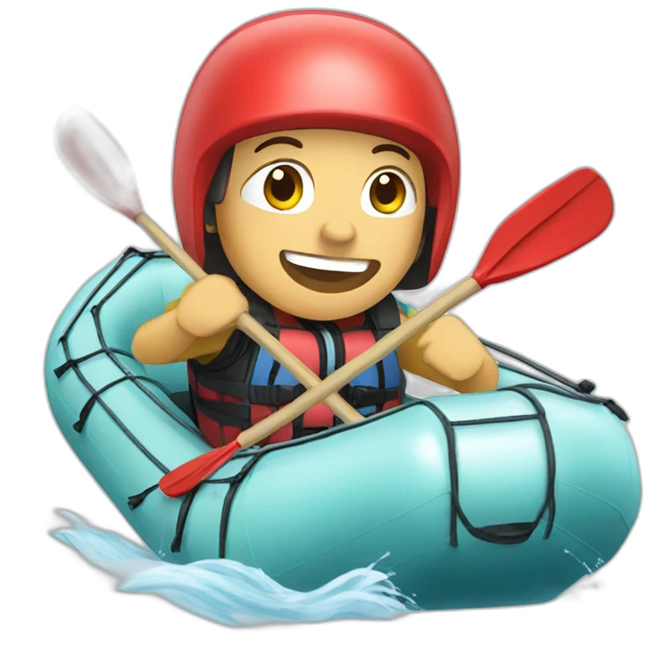 White water rafting emoji