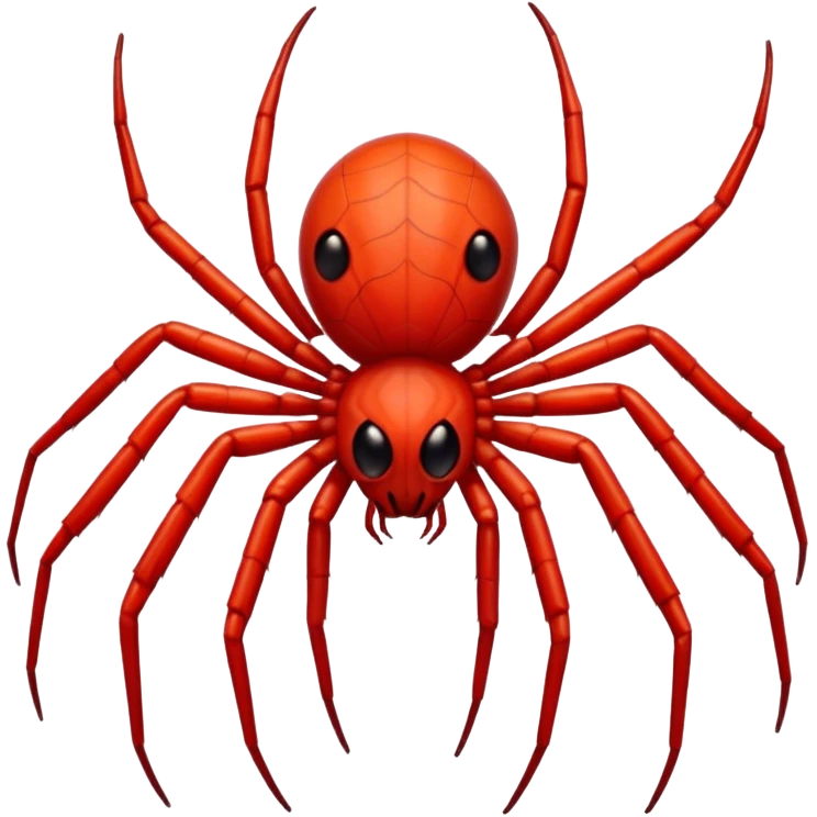 The red thread  weaver spider emoji