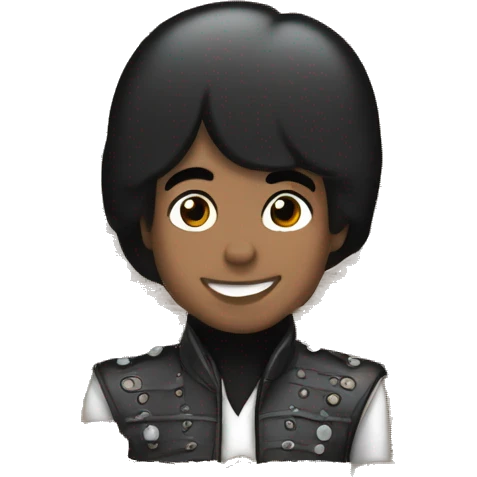 Michael Jackson talking to a brick wall emoji