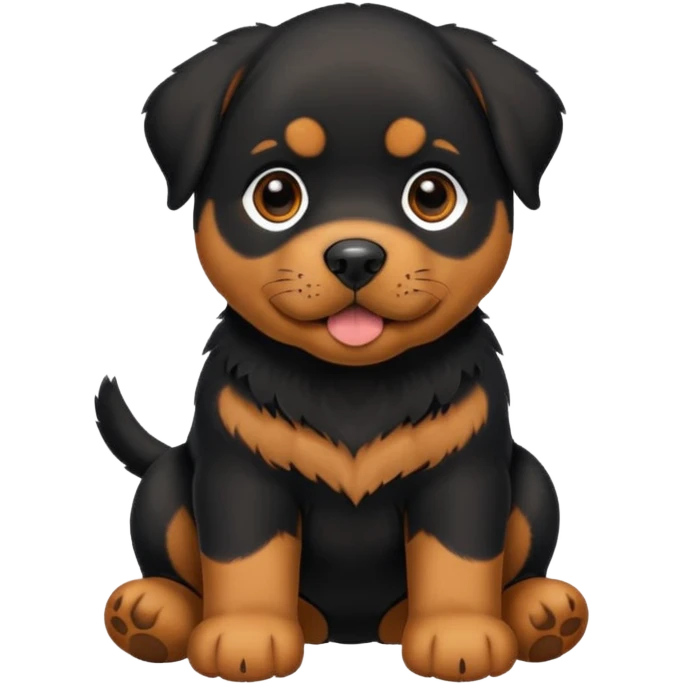 Rotwiller puppy emoji